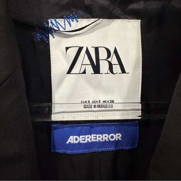 ZARA ADERERROR OVERSIZED BLAZER
BLACK SMALL - Picture 4 of 9